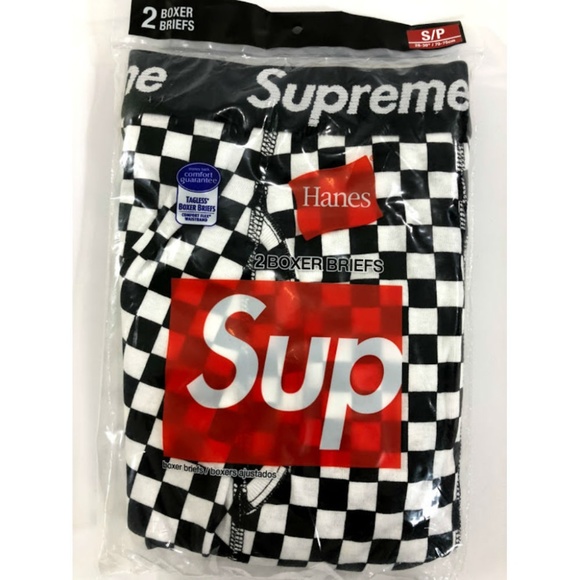 supreme checkered boxers